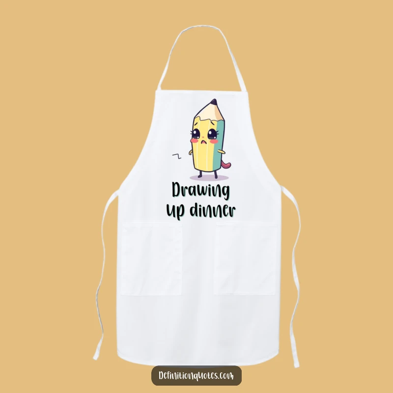 Funny Pencil Artist's Apron - Protect & Amuse