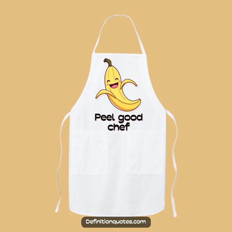 Funny Banana Peel Slip Apron: Exaggerated Flair Kitchen Wear, Fun Gift