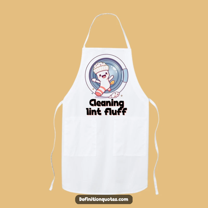 Funny Escaping Sock Apron: Hilarious Laundry Day Protection