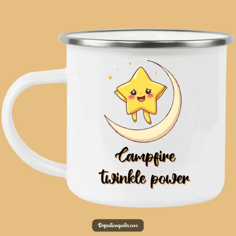 Funny Star Dancer Camping Mug: Outdoor Celestial Dance Fun Gift