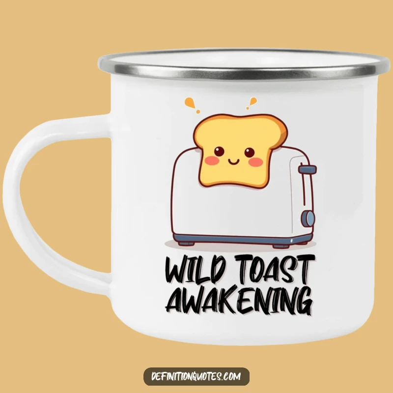 Funny Surprise Toast Camping Mug: Adventure-Ready Laughs for Campers