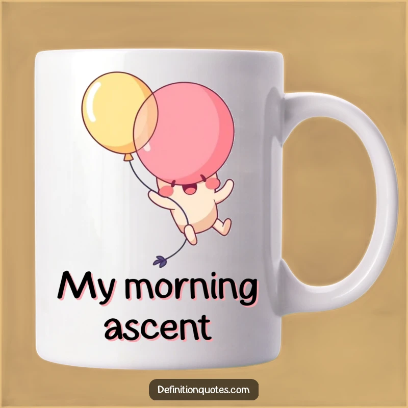 Funny Kawaii Balloon Pop Mug: A Hilarious Gift for Anyone Who's Fallen Flat!