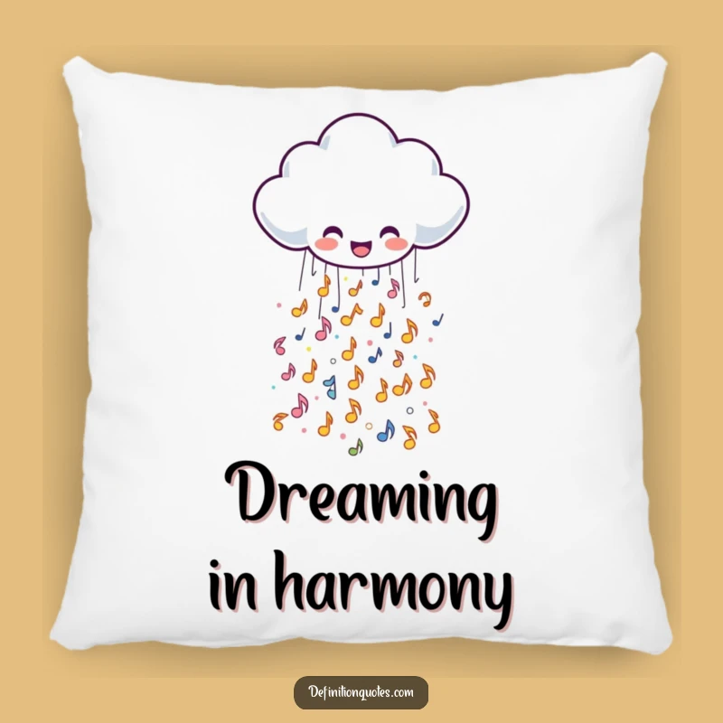 Funny Music Cloud Rain Pillow: Soft Comfort with a Melodious Touch
