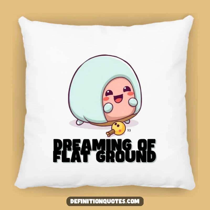 Funny Kawaii Slipper Trip Pillow: Snuggle Up with Comical Comfort!