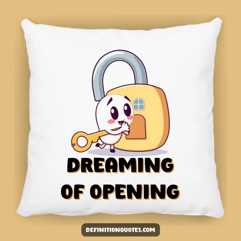 Funny Key & Padlock Pillow: Cozy Comfort for a Mischievous Touch