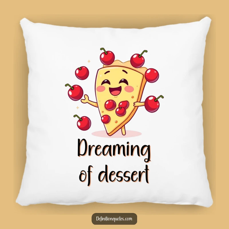 Funny Pie Juggling Pillow: Hilarious Dessert Accent for Cozy Fun
