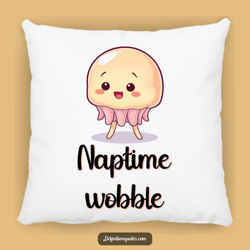 Funny Wobbly Jelly Stand Pillow - Soft Character Cushion for Comedic Relaxation