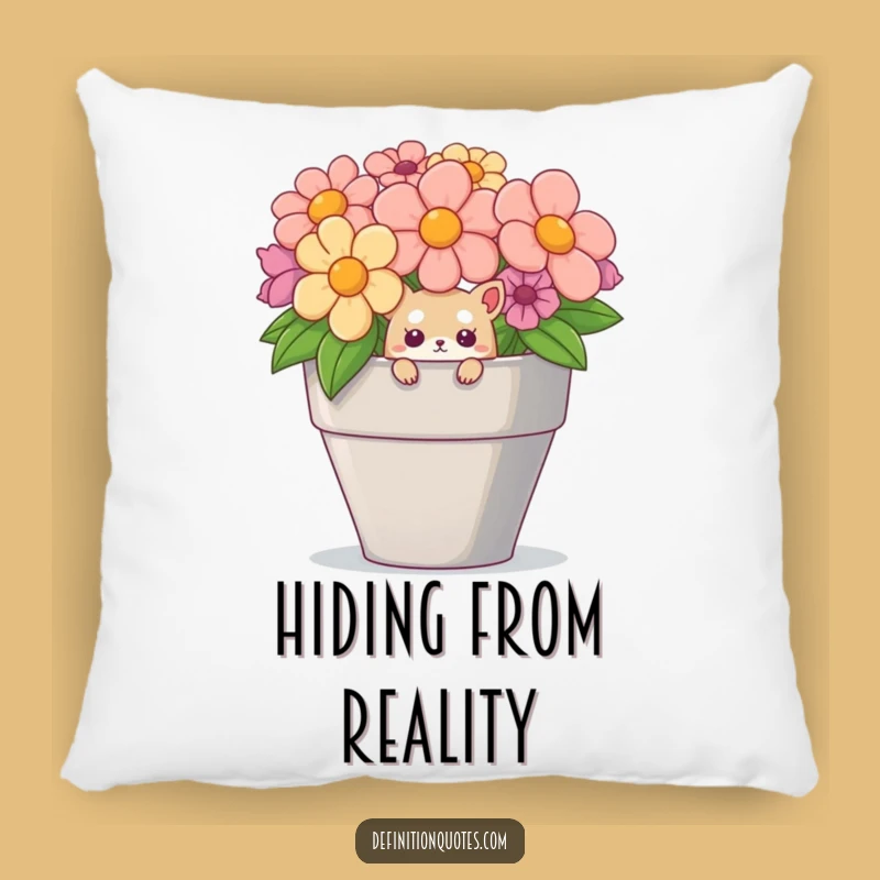 Funny Creature Peeking Pillow: Cozy & Hilarious Accent for Your Comfy Space!