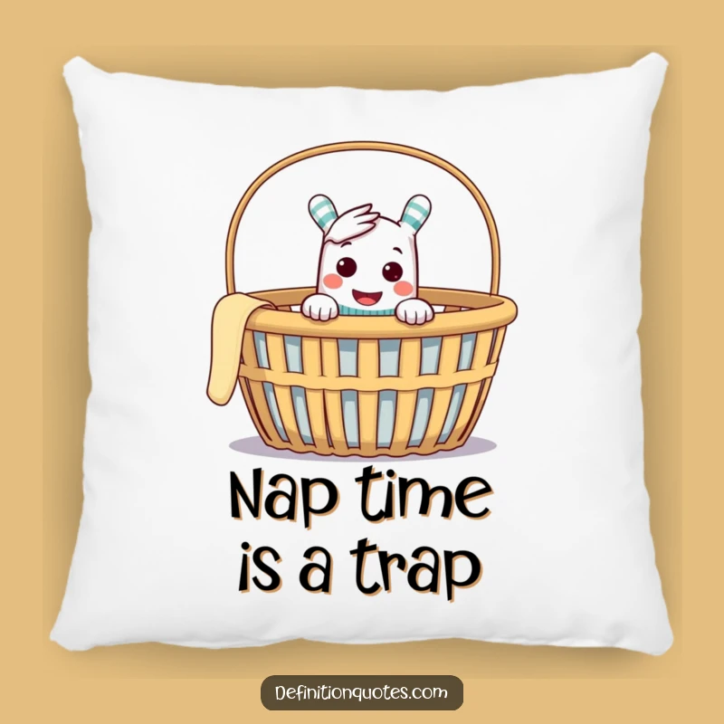 Funny Sock Puppet Pillow - Cozy Mischief Maker Accent Cushion