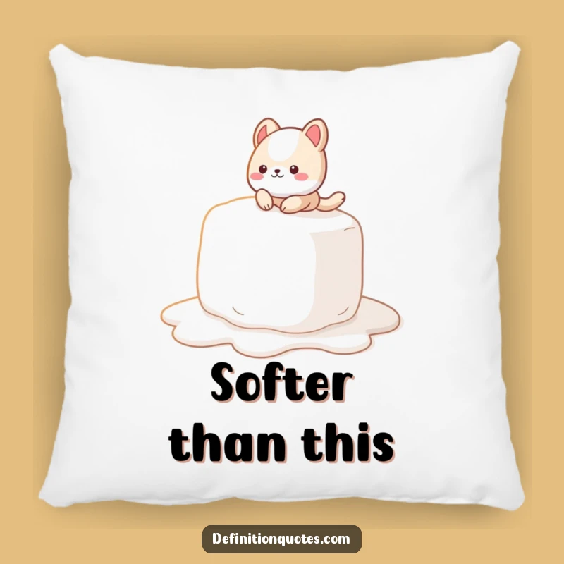 Funny Marshmallow Slip Pillow: Soft Animal Comfort, Ideal Funny Gift