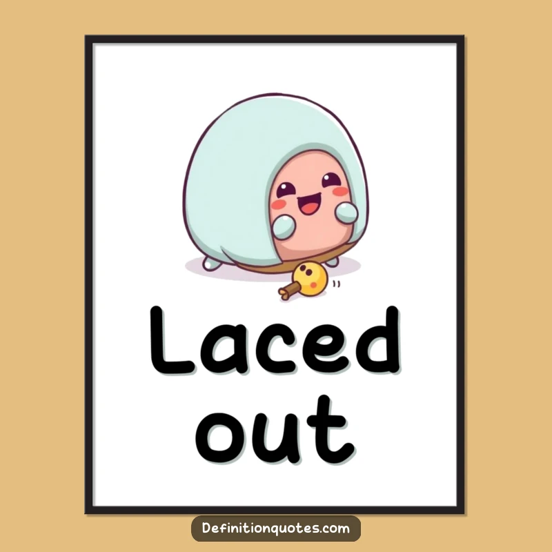 Funny Kawaii Slipper Trip Digital Art: Download Instant Comical Homey Vibes!