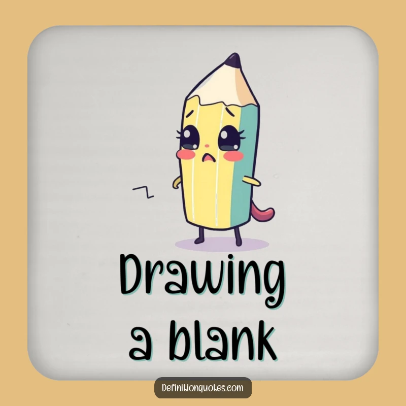 Funny Pencil Escape Coaster - Protect Surfaces Humorously