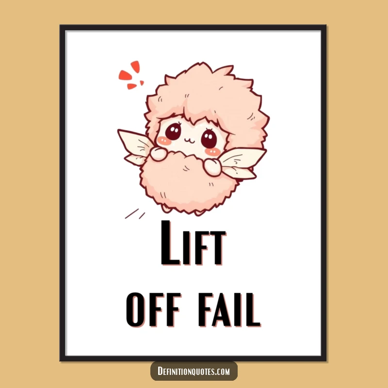 Funny Flying Slipper Poster: Whimsical Wall Art for Dreamers