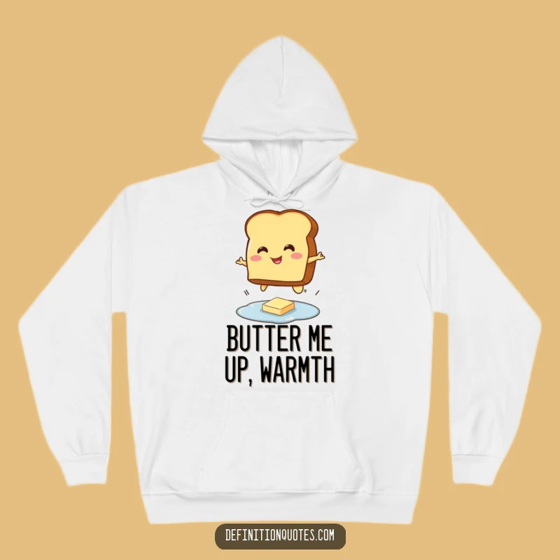 Funny Toast Jumping Butter Hoodie: Cozy Up with this Hilarious Breakfast Character Wear