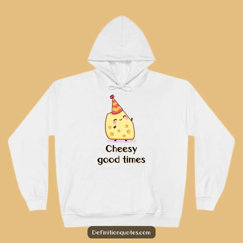 Funny Cheese Hat Hoodie: Cozy Up in Celebration with This Hilarious Wear