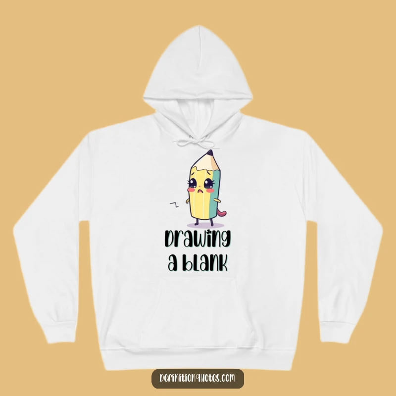 Funny Pencil Artist's Retreat Hoodie - Cozy & Creative