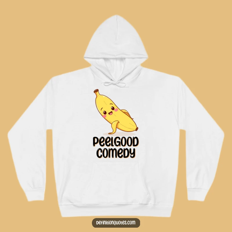 Funny Slipping Banana Hoodie: Cozy Comical Mishap, Ultimate Funny Gift