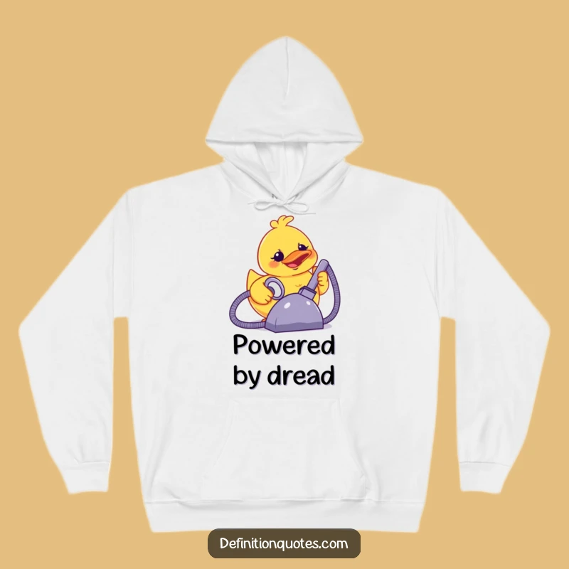 Funny Terror Duck Vacuum Hoodie: Cozy Up with Comical Chaos