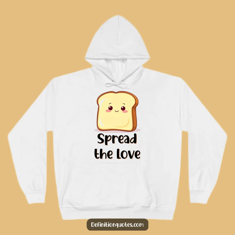 Funny Toast Butter Hoodie: Cozy and Hilarious Breakfast Character Wear