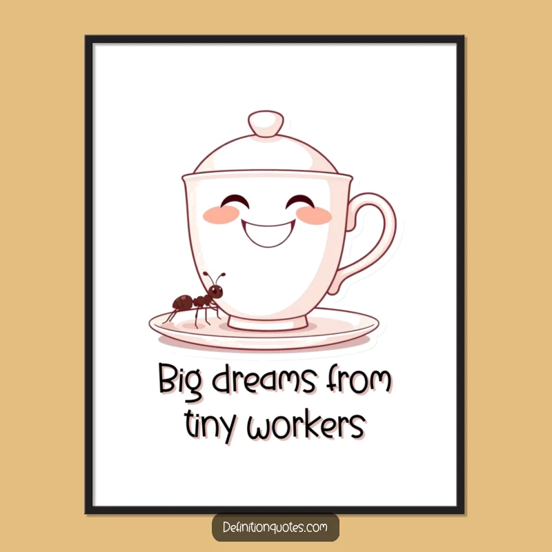 Free Printable Wall Art: Teacup & Ant Downloadable Art!