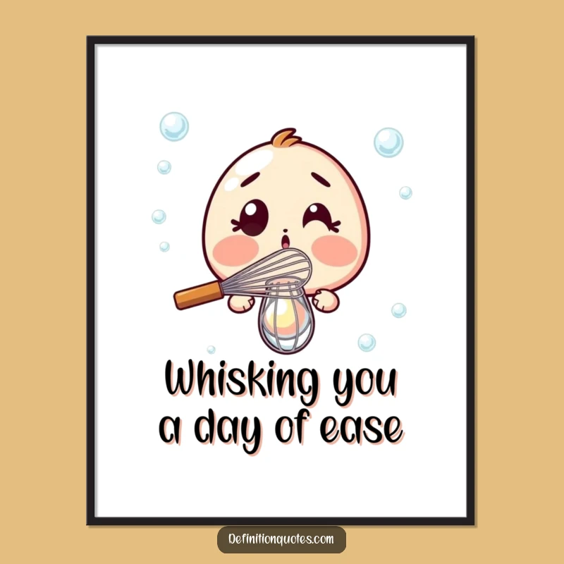 Free Printable Wall Art: Kitchen Whisk Fail! Funny Downloadable Decor