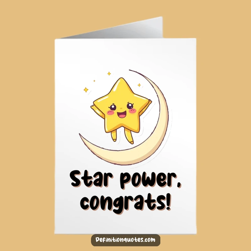 Free Printable Star Dances Congratulations Card - Funny Downloadable Gift