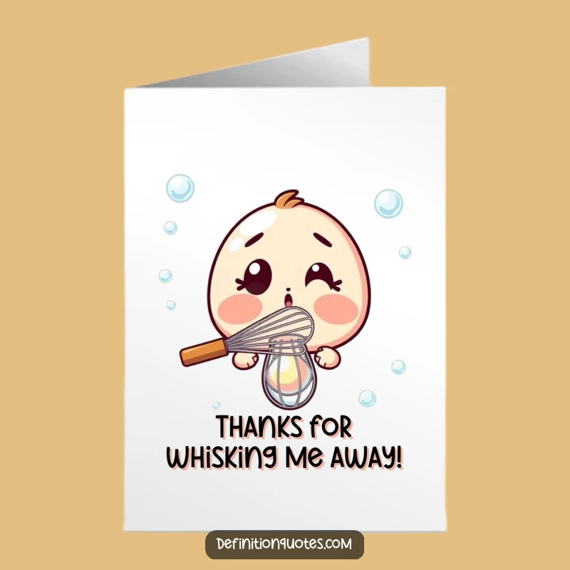 Free Printable Thank You Card: Whisk Woes! Funny Kitchen Thanks - Downloadable Gift!