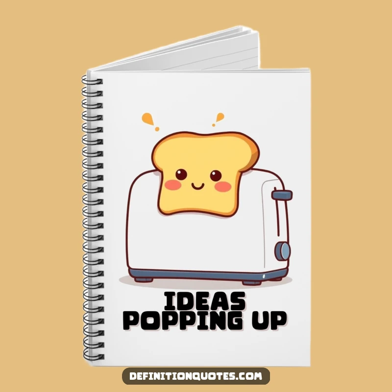 Funny Toast Surprise Notebook: Jot Down Ideas with Hilarious Breakfast Flair
