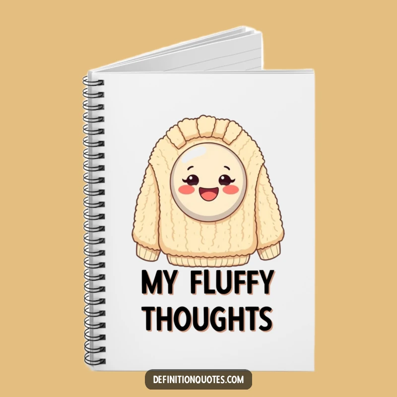 Funny Happy Button Sweater Notebook: Jot Down Ideas with Cozy, Hilarious Flair