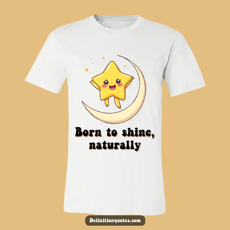 Funny Star Moon T-Shirt: Joyful Celestial Dancer Tee