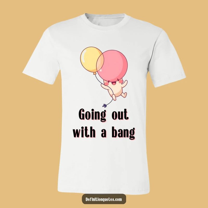 Funny Kawaii Balloon Pop T-Shirt: Wear Your Epic Fails with Hilarious Style!