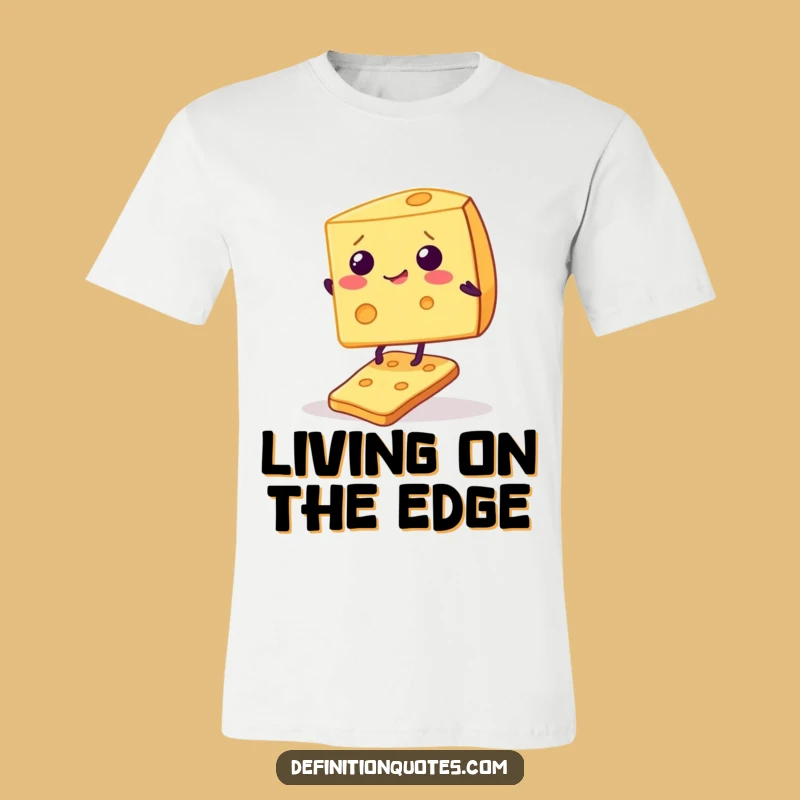 Funny Giggling Cheese Cracker T-Shirt: Wear Your Love for Snacks and Laughs