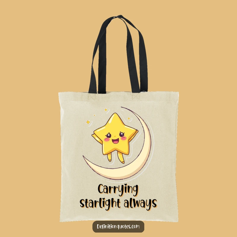 Funny Star Dancer Tote Bag: Celestial Dance Carry-All Gift