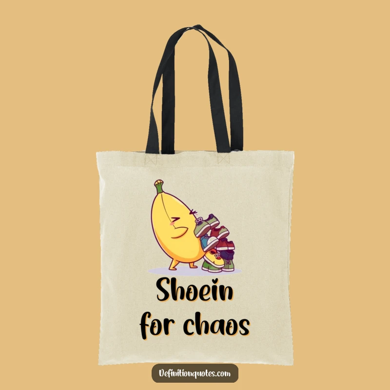 Funny Banana Shoe Collector Tote Bag - Carry Your Laughs!